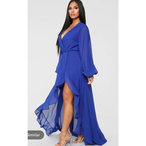 Fashion Nova Your Highness Maxi Dress NWT - Picture 4 of 12